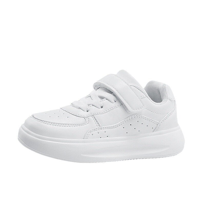 Кроссовки для мальчиков Новинка Весна 2024 детская белая обувь для отдыха, детская спортивная обувь среднего размера