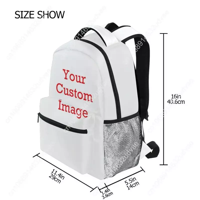 女性と10代の女の子のためのカスタムスクールバッグ、男の子と子供のための学生大学のブックバッグ