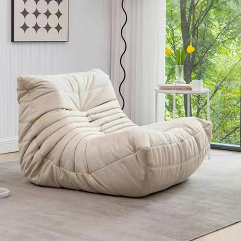 Canapé paresseux moderne pour chambre à coucher, tissu technologique, petite unité, salon, chaise de loisirs, filet rouge, pilier anthracite