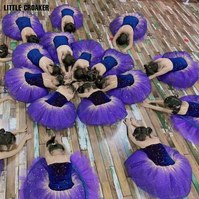 Ballet Tutu Dance Dress for Girls 4 To 12 Years Performance Clothes Swan Lake Ballerine Femme Children Girl Fairy Ballet Costume