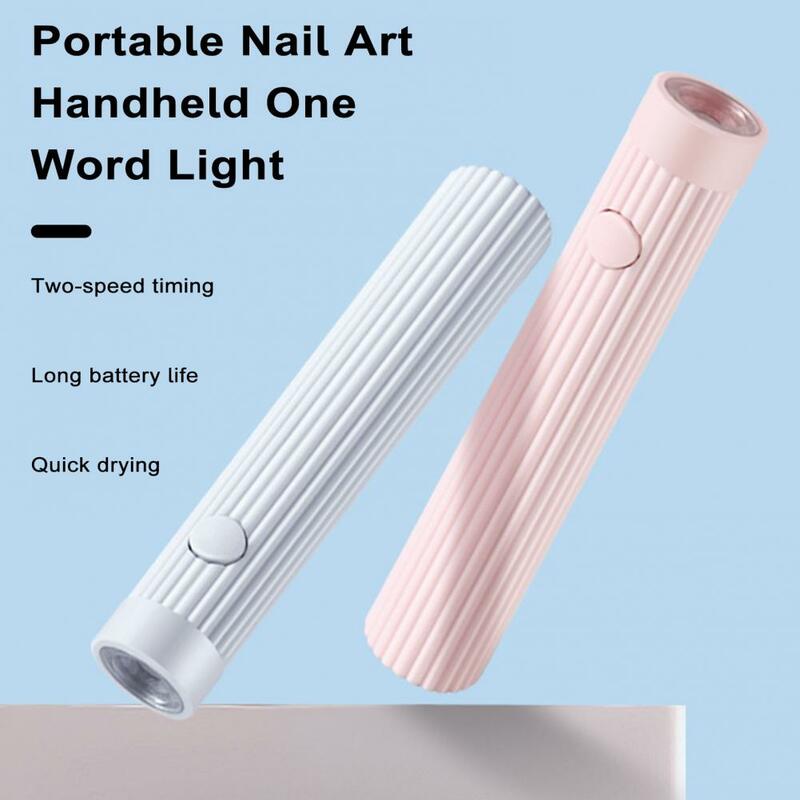 Lámpara Uv de secado rápido para uñas, lámpara portátil de mano con Usb, tamaño Mini para esmalte de Gel, ligera y fácil de usar