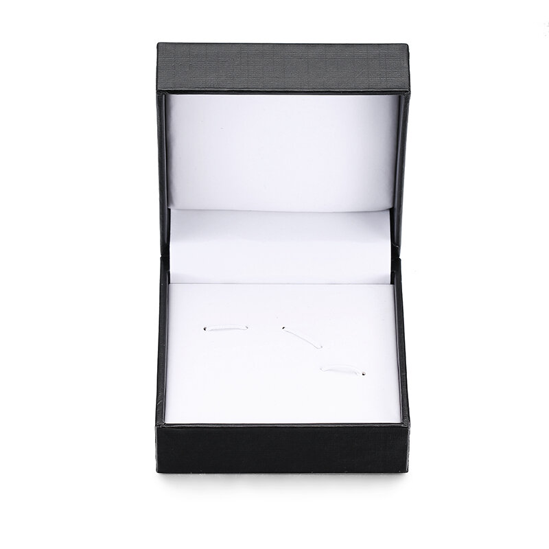 XKZM 커프스 단추 상자 악어 구슬 보물 상자 블랙 도매 뜨거운 판매 12 개/몫 보석 케이스 브로치 넥타이 클립 상자 새로운 Storag