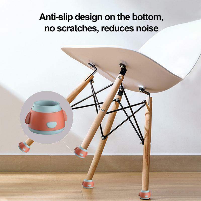 Silicone Furniture Leg Cups Reduce Noise Silicone Covers For Furniture Legs Furniture Legs Protectors For Living Room Bedroom