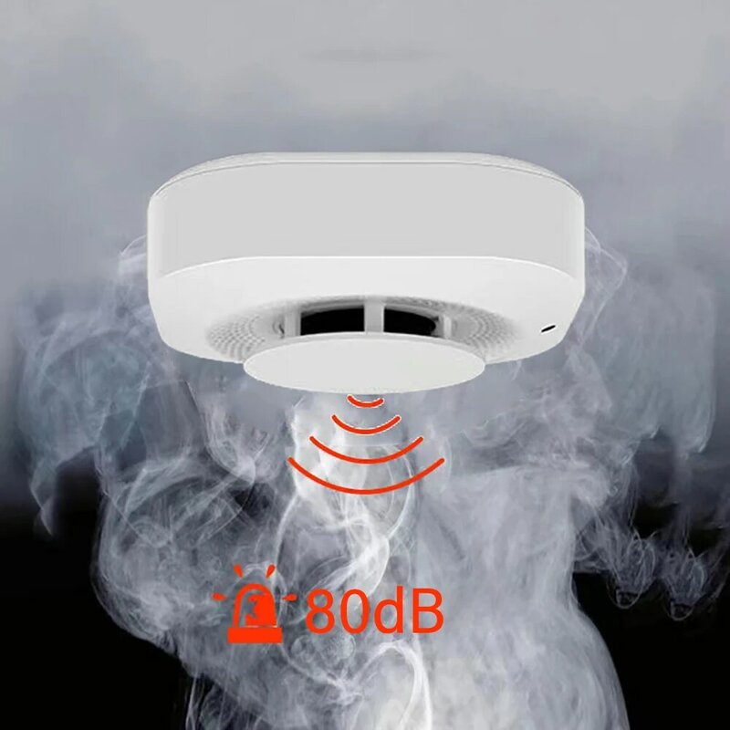 Rookmelder Tuya Wifi Rookmelder Bescherming Rokerij Combinatie Fire Alarm Home Security System Brandweerlieden