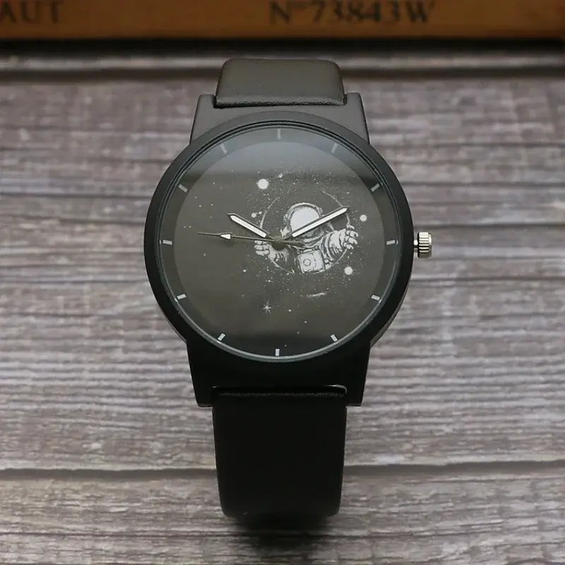 Orologio minimalista Unisex per uomo donna coppia stile semplice quadrante creativo orologio da polso al quarzo orologio da polso con puntatore unico maschile femminile