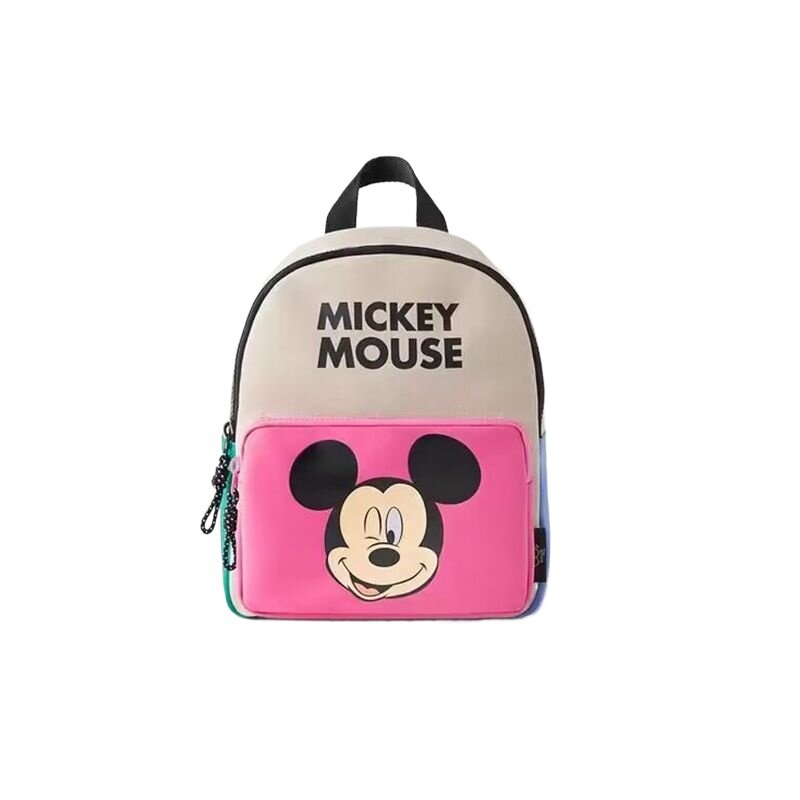 2024 New Disney Mickey Mouse School Bag Middle and High School Girls School Bag Fashionable Cute Print Backpack Large Capacity