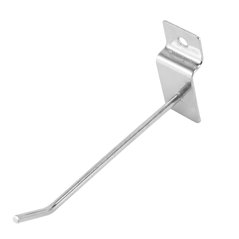 Slatwall Single Hook Pin, Loja Display Fitting, Prong Hanger, 100mm, 25 x