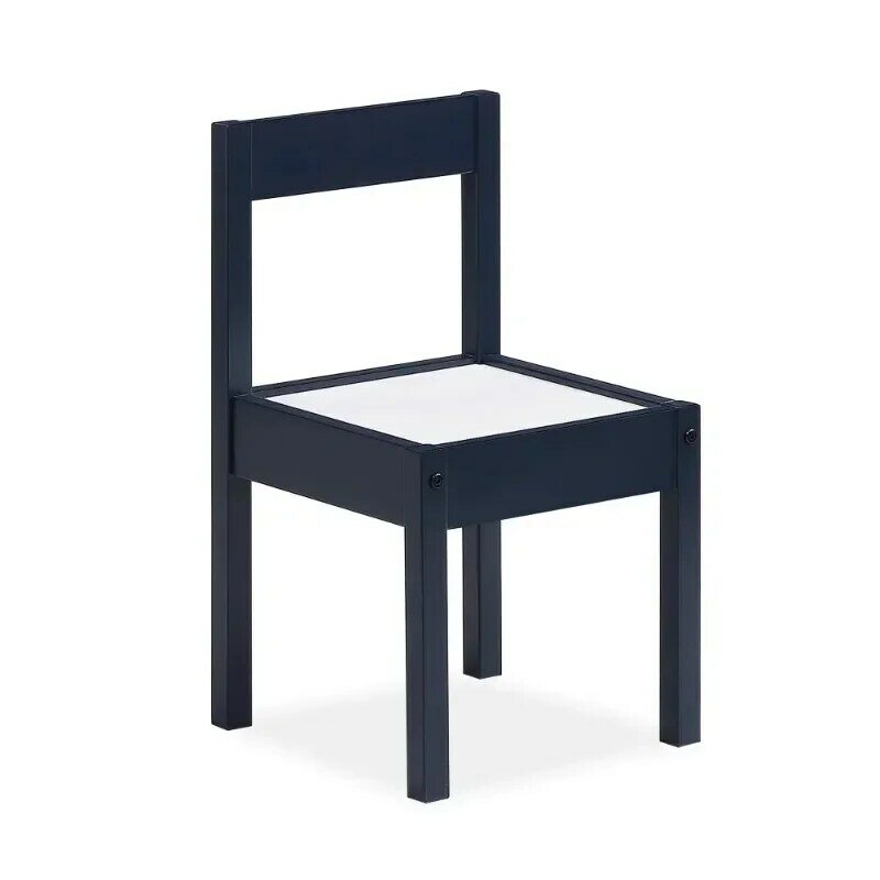 ชุดโต๊ะและเก้าอี้เด็ก3ชิ้น, สีฟ้า/ขาว