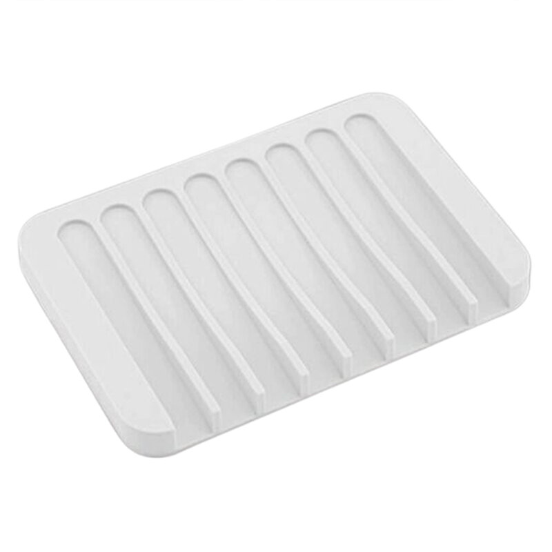 Silicone Soap Rack Soap Holder Space Saving Draining No Punching Silicone Soap Rack Sink Soap Holder Silica Gel