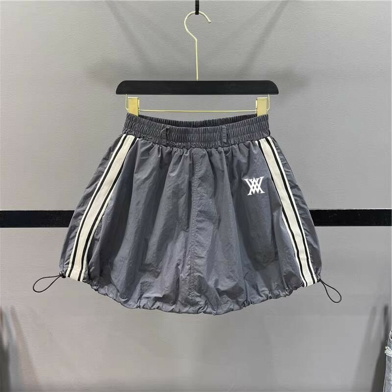 Женская короткая юбка с трапециевидным вырезом, летняя новая Корейская мини-юбка для гольфа, роскошная Спортивная мини-юбка для гольфа, 2024