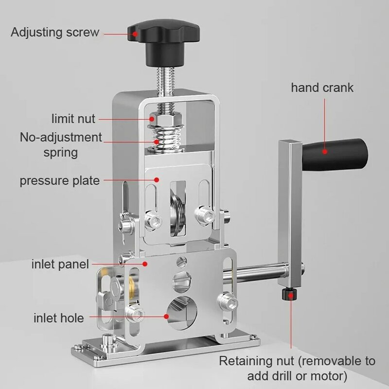 Pelacables portátil, herramienta Manual para pelar cables de 1-25mm, máquina peladora eléctrica con manivela, taladro eléctrico de mano