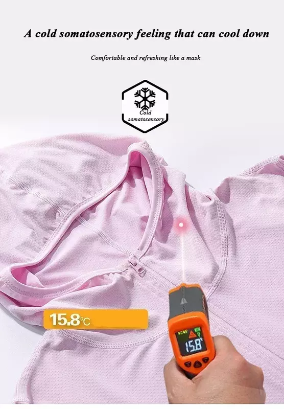 Upf50+ Sunscreen Clothing Women's Long-Sleeved Anti-Ultraviolet Sunscreen Jacket Men Breathable Outdoor Sportswear