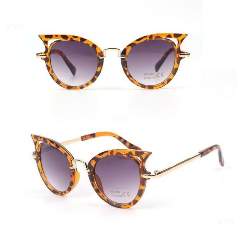 /3pcs Sonnenbrille neue haltbare Kinder Sonnenbrille Sonnenbrille gir Brille einfarbig All-Match-Mode als Geschenk Katzenauge