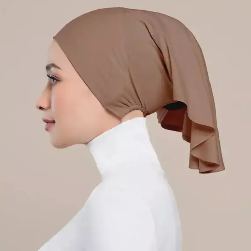 Ramadan islamische modale muslimische Unter schal Frauen Schleier Hijab Kopftücher muslimische Frauen Schal Turbane Kopf für Frau Hijabs Mützen Hut
