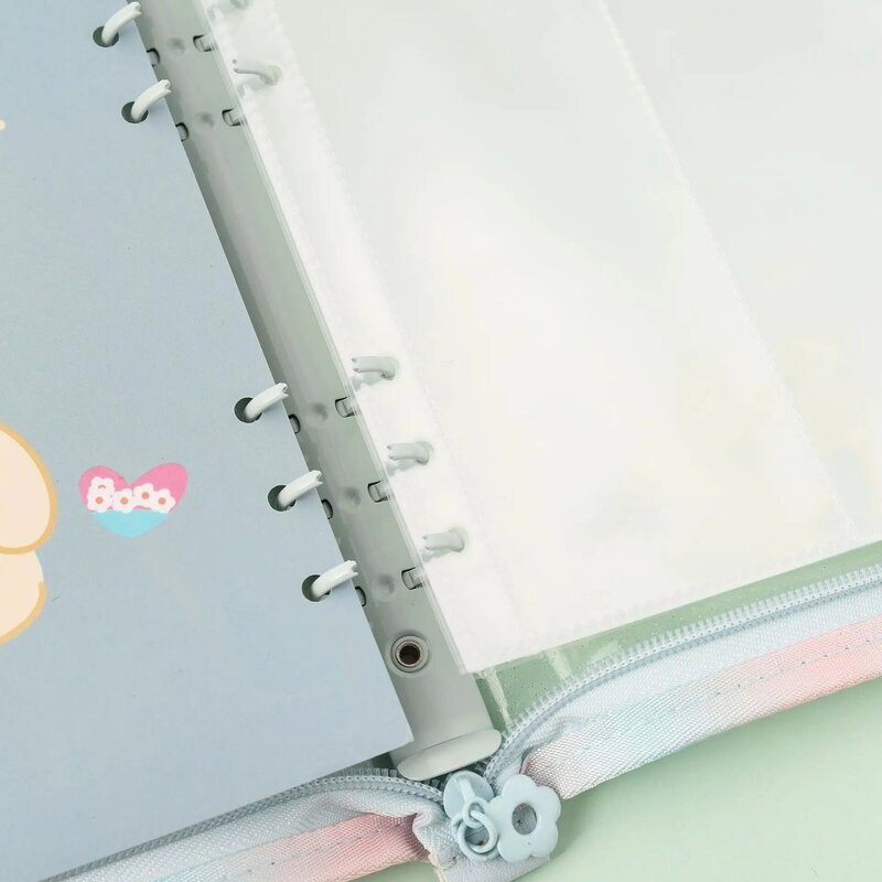 A5 A6 A7 10 pcestrasparent portadocumenti Notebook 6 fori fogli mobili fai da te raccoglitore per documenti anelli cartella di rilegatura in PVC