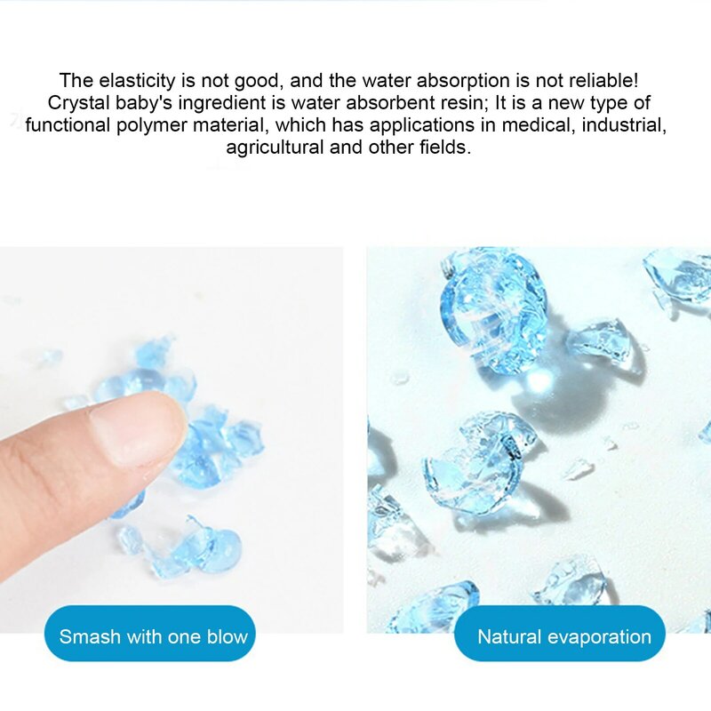 30000 Cristal Solo Hidrogel Gel Polímero Água Beads Flor Decoração Polímero Crescer Bolas De Água Casamento Home Decor