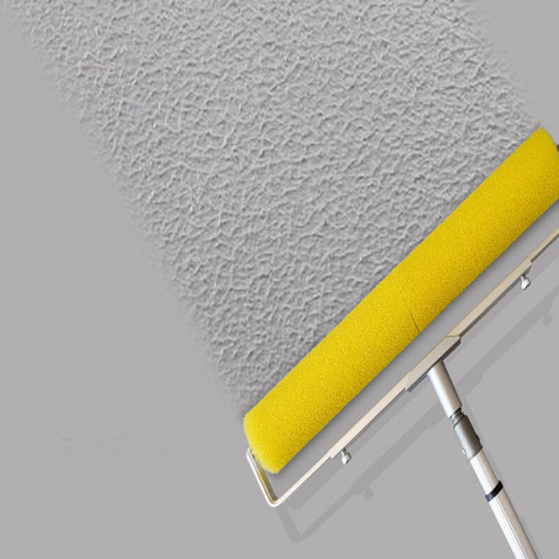 20 inch roughening roller brush 50 cm polyester sponge polyether full opening external wall jacquard roller orange peel Walder