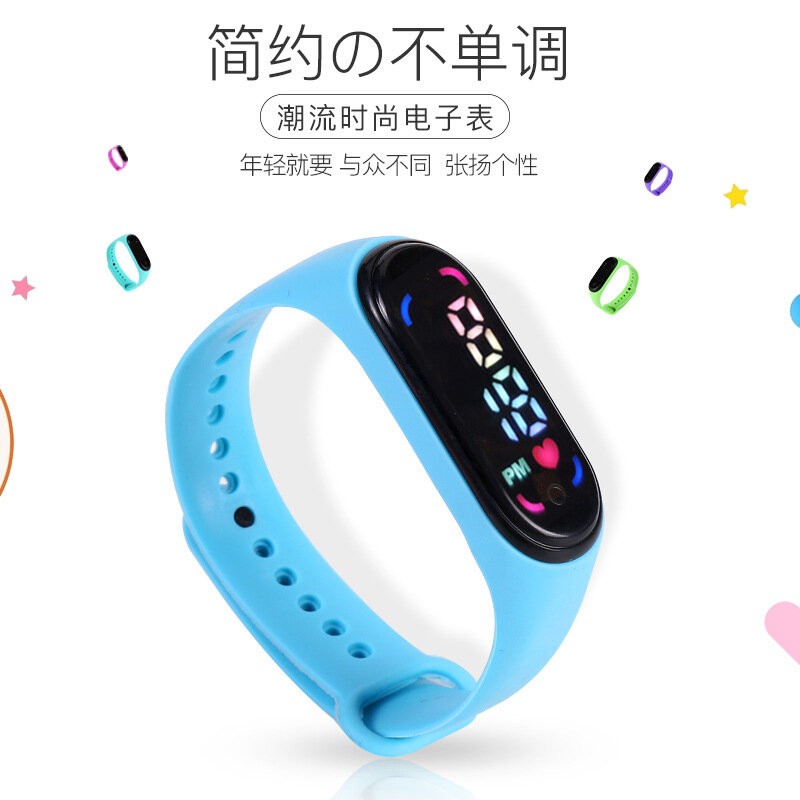 Xiaomi Mi7 Jam Tangan Sentuh Elektronik Jam Tangan LED Kedap Air Jam Tangan Elektronik Anak-anak Jam Tangan Gelang Olahraga Siswa Hadiah Ulang Tahun