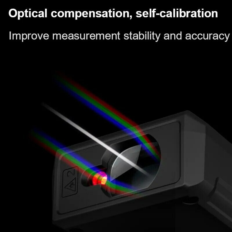 INKERSI dalmierz laserowy cyfrowa miarka 40M/70M/120m precyzyjny dalmierz laserowy dalmierz ruletka bez baterii