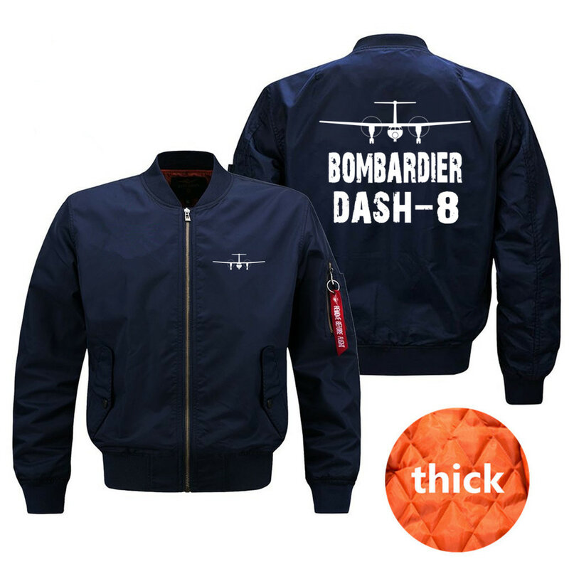 Buon aviatore Bombardier Dash 8 piloti Ma1 Bomber giacche per uomo primavera autunno inverno uomo giacche cappotti