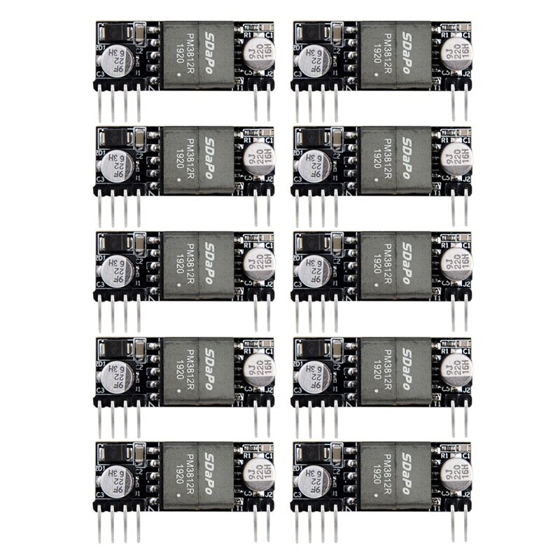10X SDAPO DP1435 Embedded Pin Typ Standard 48V Kleine Größe Unterstützt 100M Gigabit Poe Modul