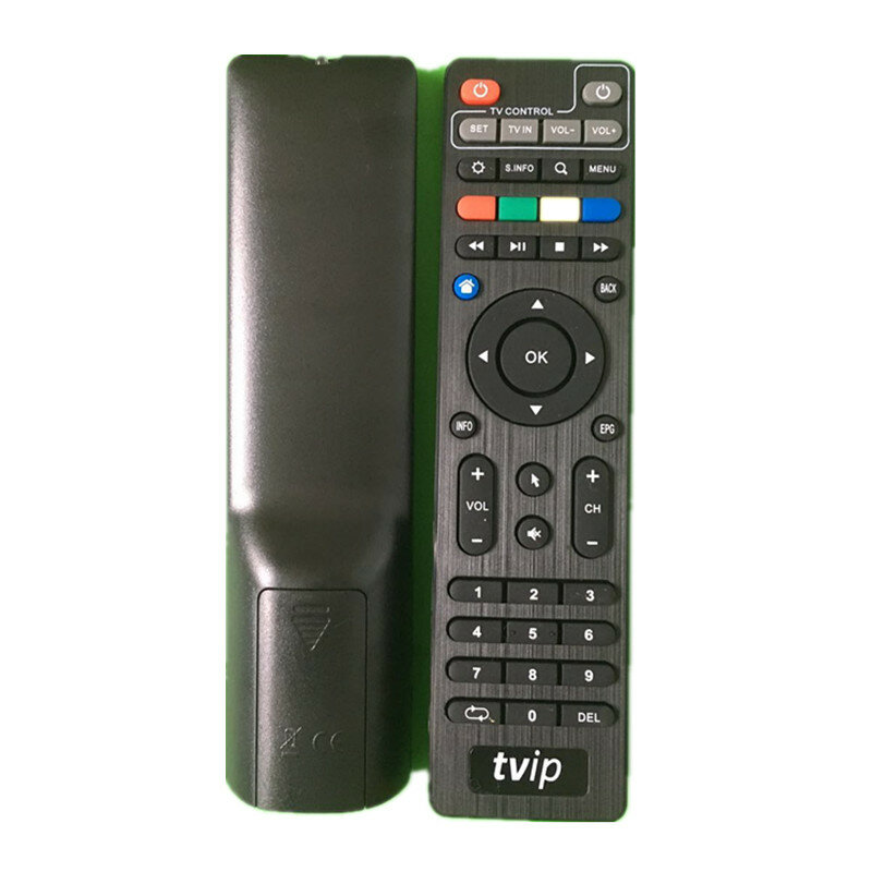 Original Hot Sale TVIP TV Box Remote Control For TVIP710 TVIP605 Black Color TVIP Remote Controller Without Bluetooth