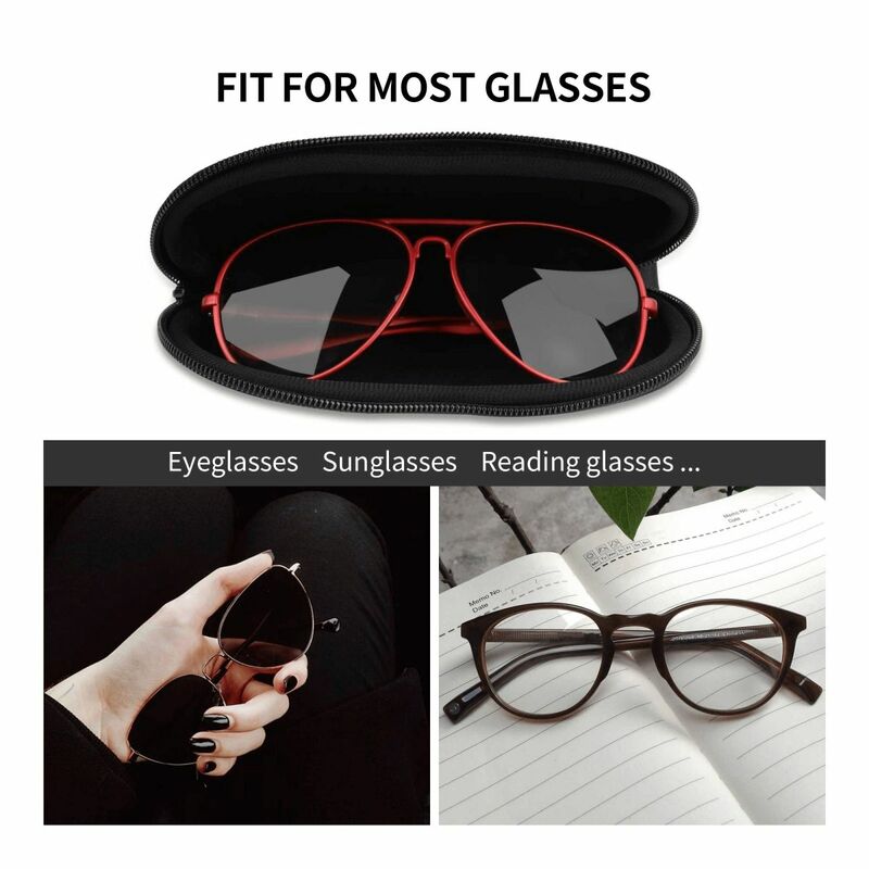 Vintage Chinoiserie Willow Pagoda Eyeglass Glasses Case Men Women Soft Oriental Style Landscape Sunglasses Protective Bag