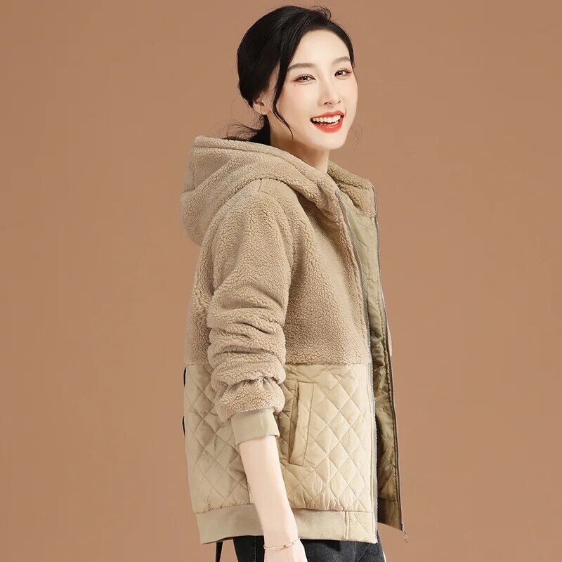 2022 neue Stil Frauen Winter Warm Langarm Baumwolle Jacken Damen Parkas Kleidung