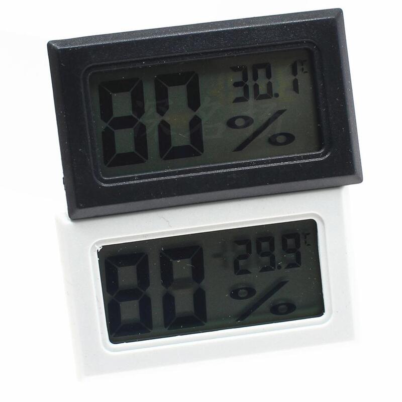 ミニLCDデジタル温度計,屋内湿度センサー付きポータブルデジタル温度計