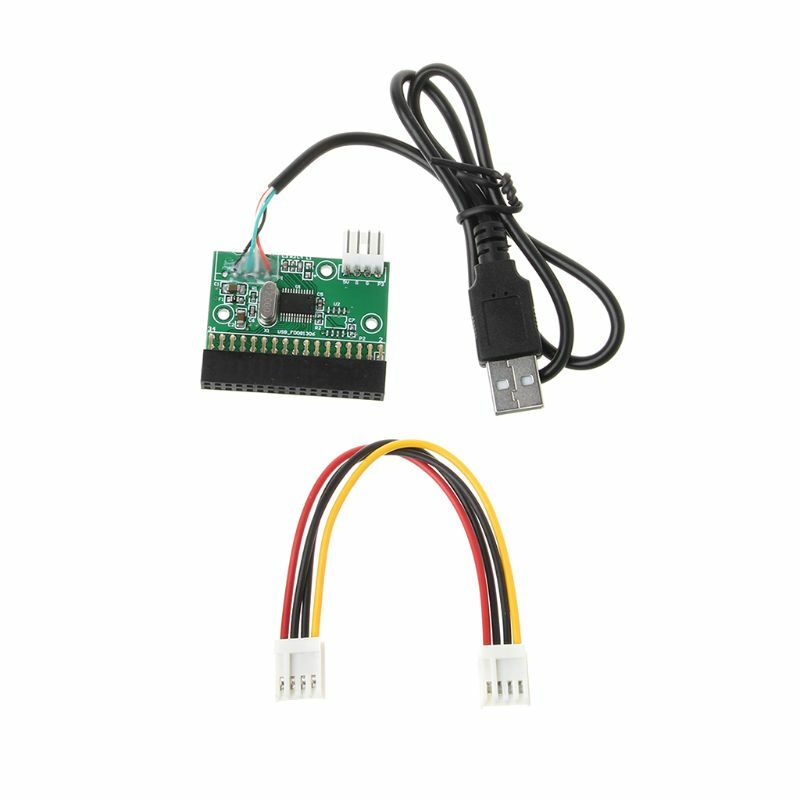 1.44MB 3.5" USB Cable Adapter To 34Pin Floppy Drive Connector U Disk To Floppy D Dropship