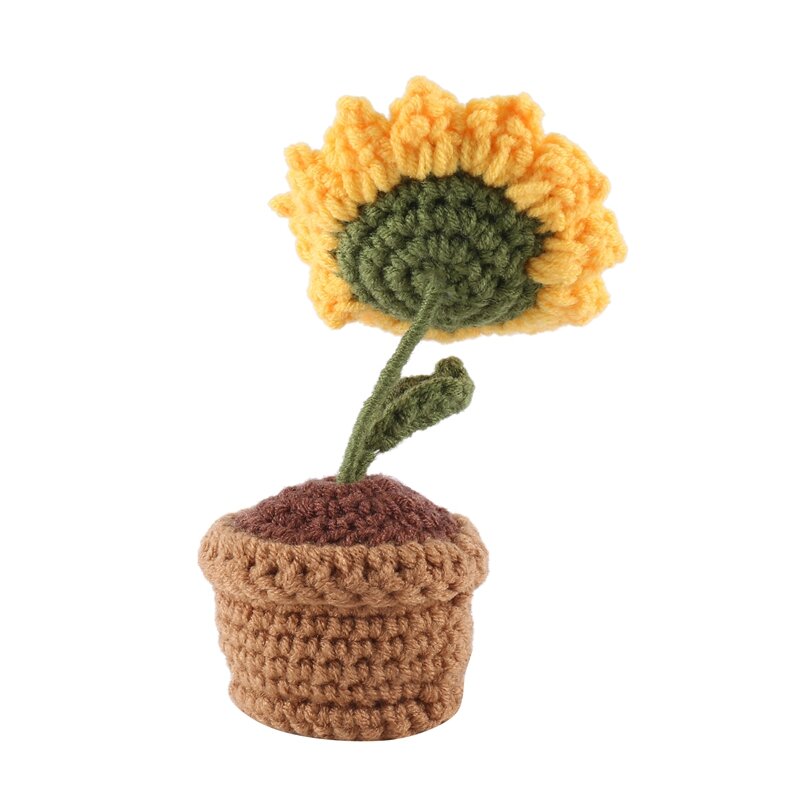 Mini flor en maceta Diy, producto terminado para decoración del hogar, producto terminado (multicolor), 5 piezas