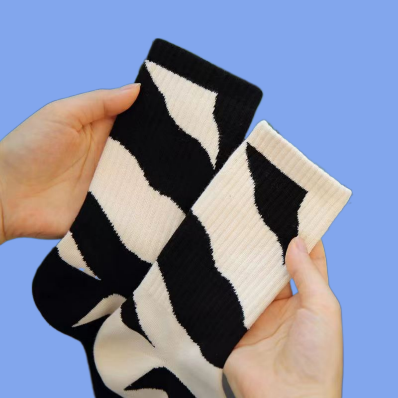 Calcetines deportivos antiolor y transpirables, medias Retro de algodón grueso, alta calidad, para primavera y otoño, 4 pares