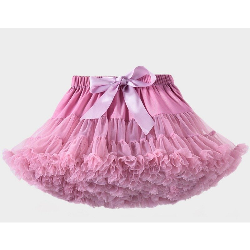 Drop Shipping Baby Girls Tutu Skirt Fluffy Children Ballet Kids Pettiskirt Baby Girl Skirts Princess Tulle Party Dance Skirts