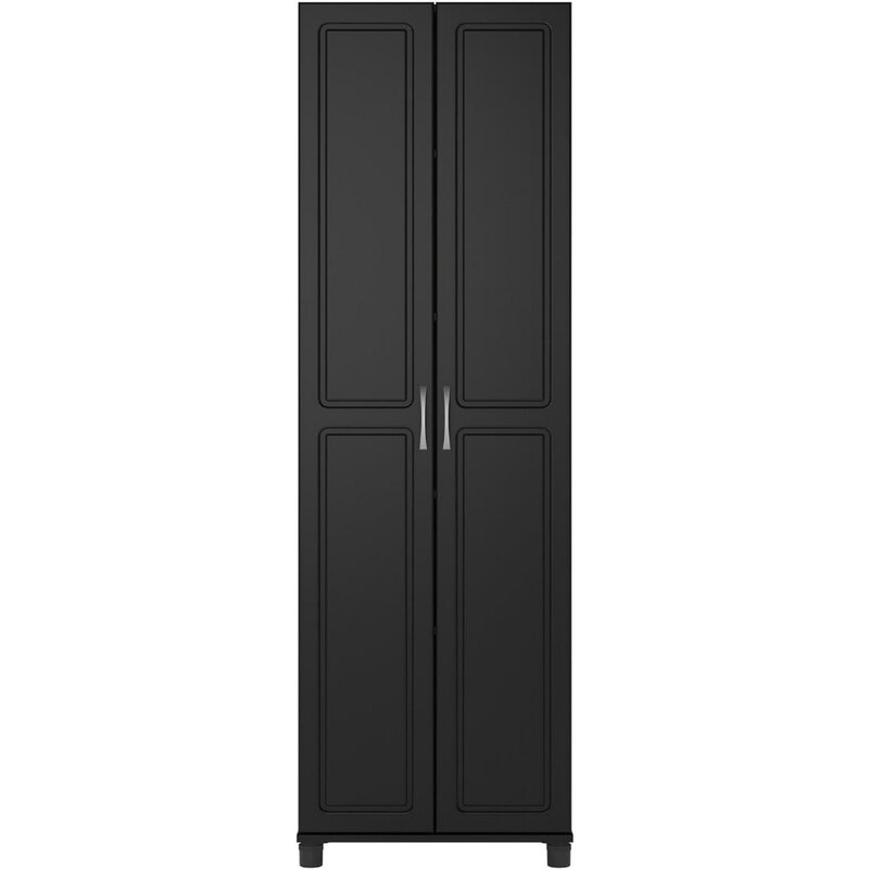 SystemBuild Evolution Kendall 24" Utility Storage Cabinet - Black