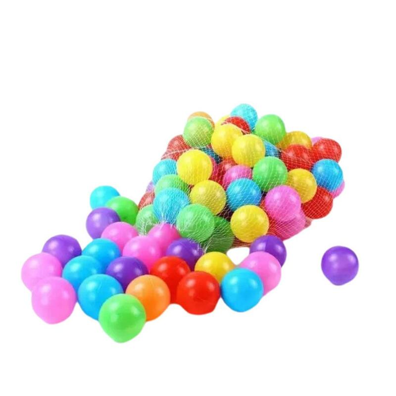 Outdoor Sport Ball Eco-friendly Water Pool Ocean Wave Ball 50/100pcs 5.5cm Stress Air Ball Funny Toys For Children Kid Ball V2g9