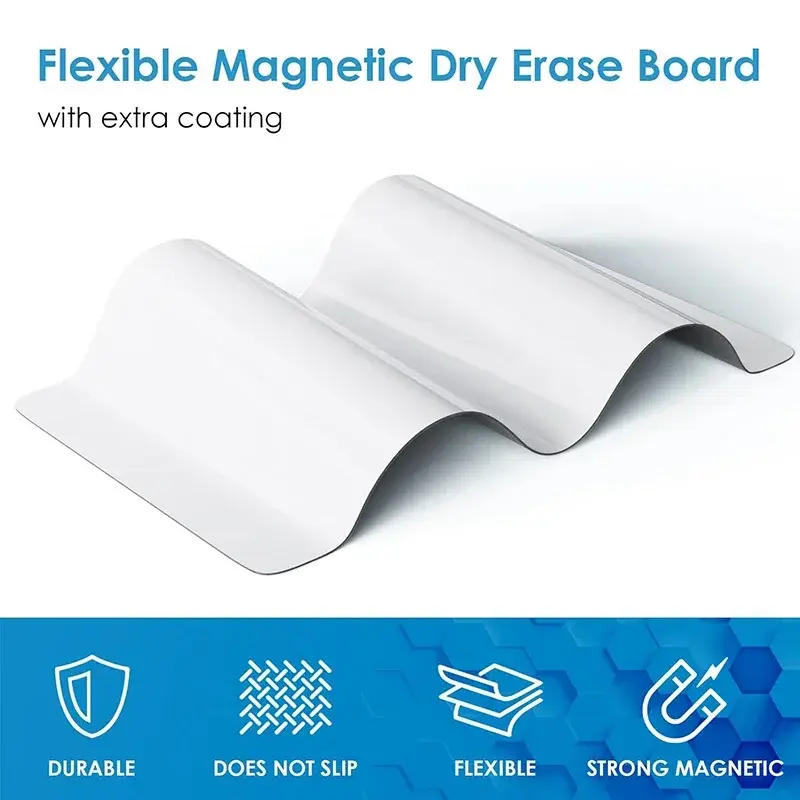 11,8 "x 8,2" Zoll magnetisches Trockenlösch-Whiteboard, wieder verwendbar an der Kühlschrank küche und anderen Whiteboard für magnetische Produkte