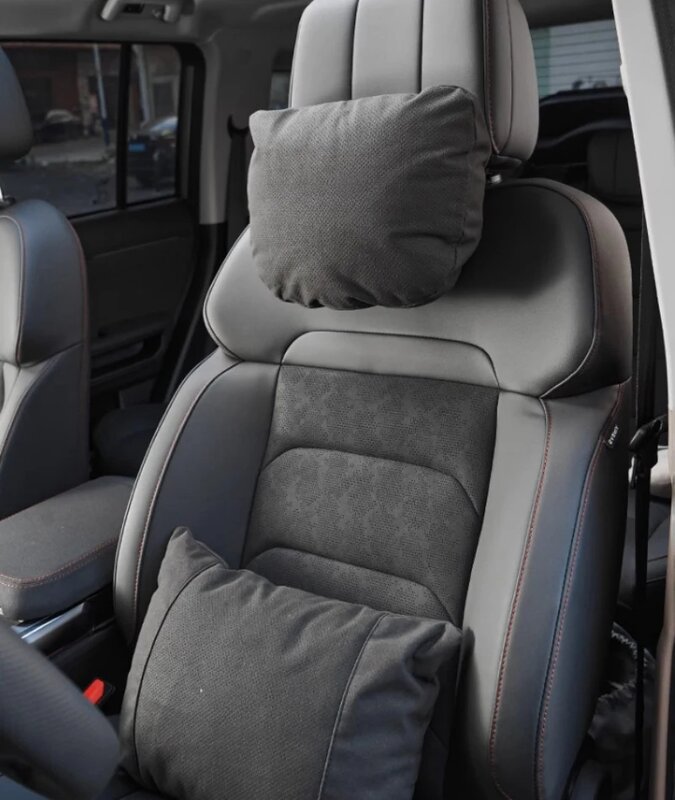 Sandaran kepala kursi mobil dan penopang pinggang cocok untuk Chery JETOUR Traveler T2 2023 2024 bantal Lumbar khusus bagian Trim Interior mobil