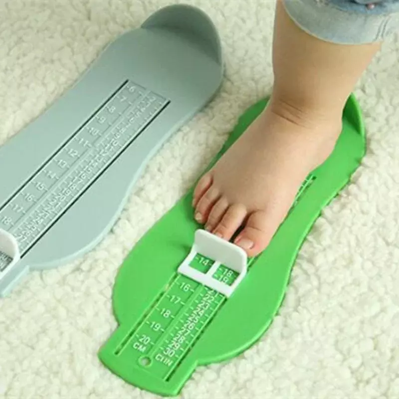Medidor de medida do pé infantil, Sapatos tamanho medição ferramenta Régua, Sapato infantil do bebê, Criança Fittings Gauge, Criança