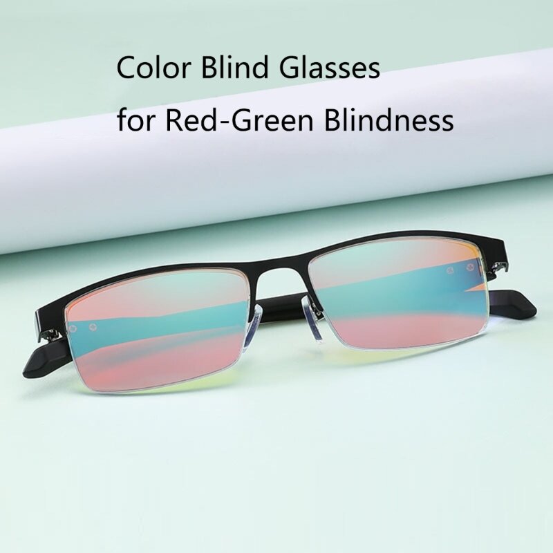 Gafas universales para daltonismo, lentes correctoras para daltonismo, color rojo y verde, para mujer y hombre