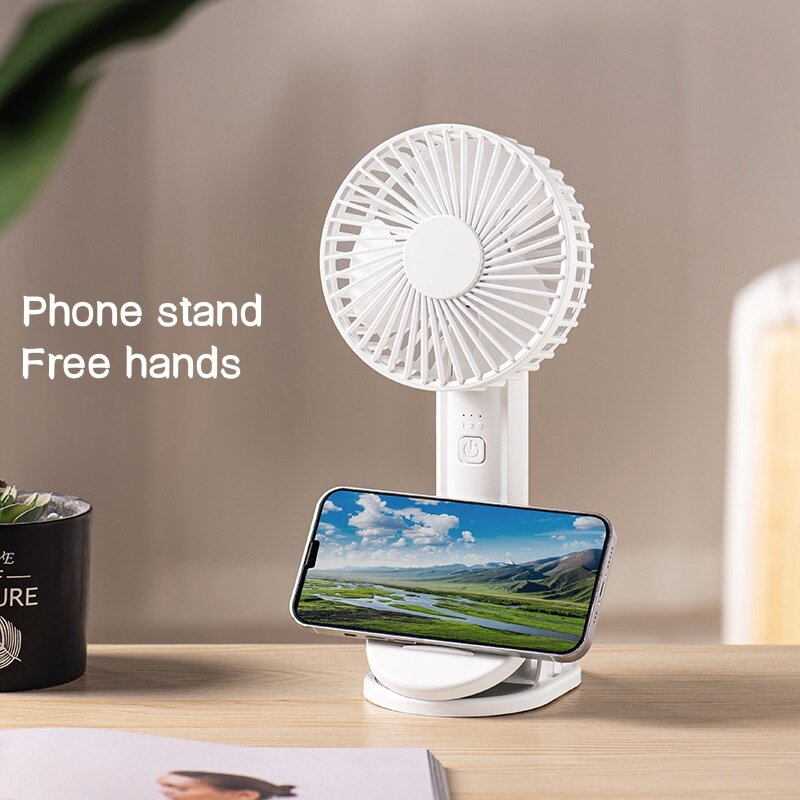 Xiaomi-miniventilador portátil con Clip de mano, Ventilador eléctrico silencioso de escritorio, carga USB, Ventilación de refrigeración pequeña para dormitorio de alta calidad
