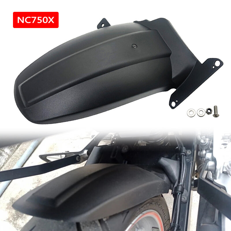 Extensor de guardabarros trasero NC750X, cubierta protectora contra salpicaduras, compatible con HONDA NC750 X NC 750X 2012-2021 2017 2018 2019 motocicleta