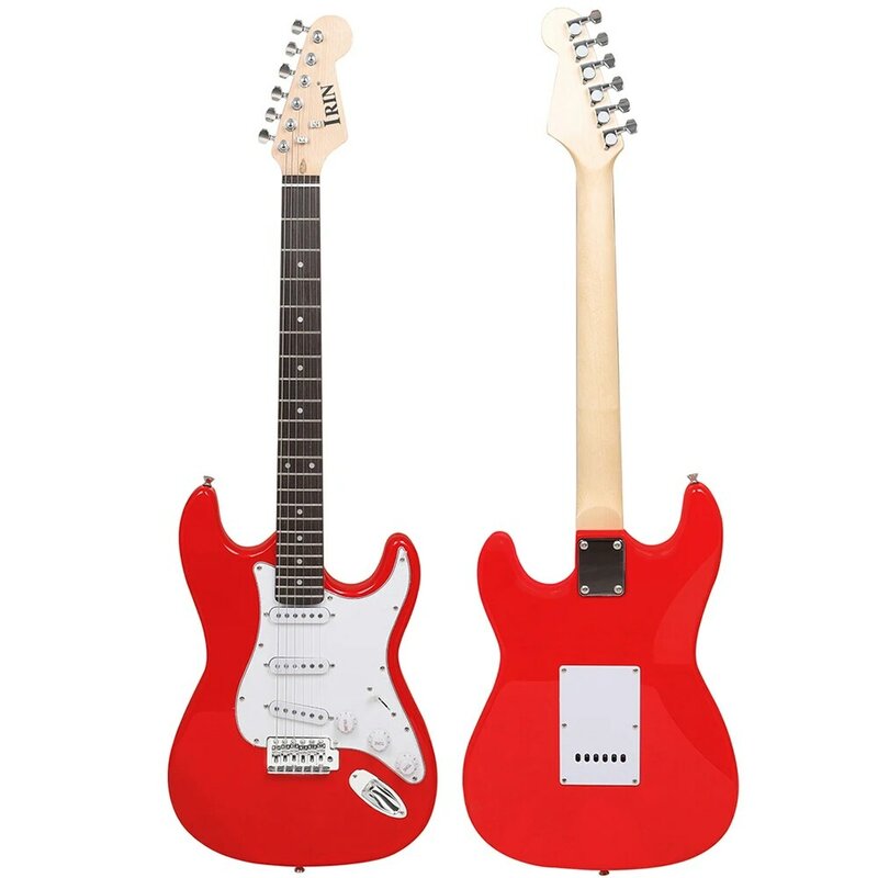 ST gitara elektryczna 6 strun 39 Cal 21 progów gitara elektryczna gitara z części do gitary głośnikowym i akcesoriami