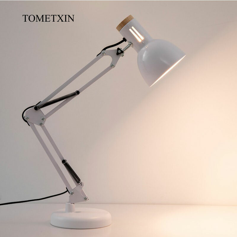 Nordic Desk Lamp Child Folding Table Bedroom Night Light Fixture For Office Children's Living Room Computer PC Screen Decoration