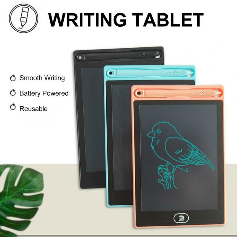 Tablet impermeável tela LCD escrita, prancheta com caneta, placa de escrita eletrônica, alta fluência, alunos