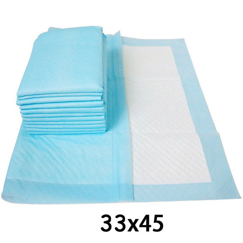 Assorbenti per incontinenza cuscinetti per letto setto per anziani adulti tappetino assorbente urinario assorbimento d'acqua 20 pezzi 45x33cm