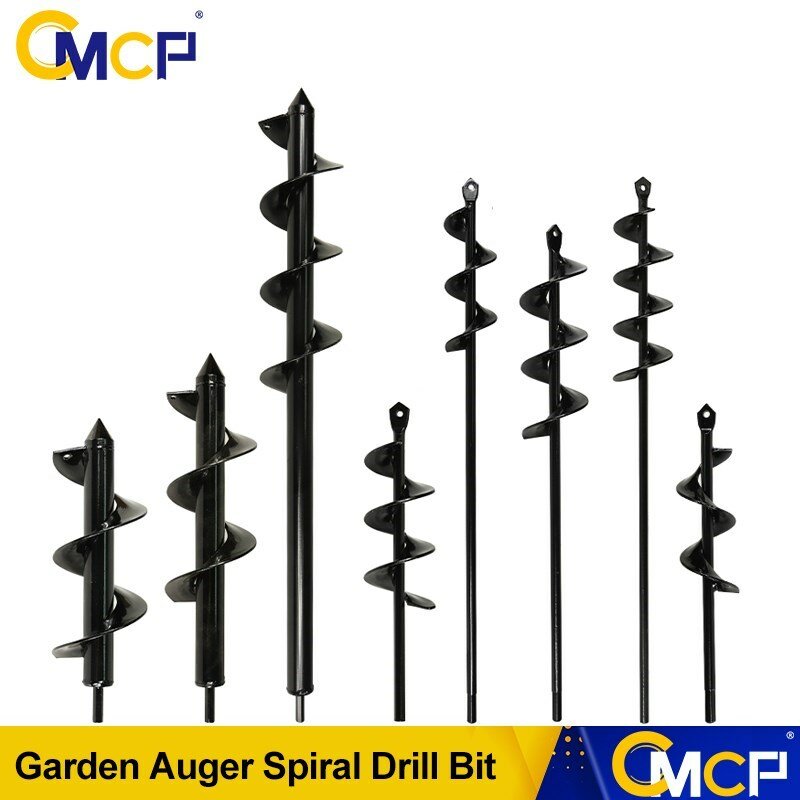 CMCP Garten Auger Spiral Drill Bit Hex Welle Auger Hof Gartenarbeit Bettwäsche Pflanzung Post Loch Digger Werkzeuge
