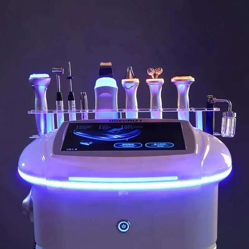 9 в 1 гидравлический Профессиональный аппарат Aqua устройство для лица новое косметическое здоровье Корея решение Aquaskin умный Многофункциональный кислородный струйный