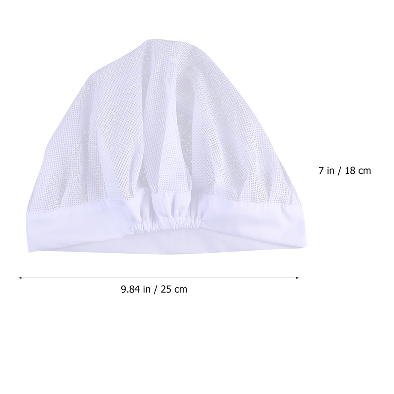 Сетчатая шапочка, ночная шапочка, сетчатая шапочка для выпадения волос, дышащая шапочка для домашнего повседневного использования, белая