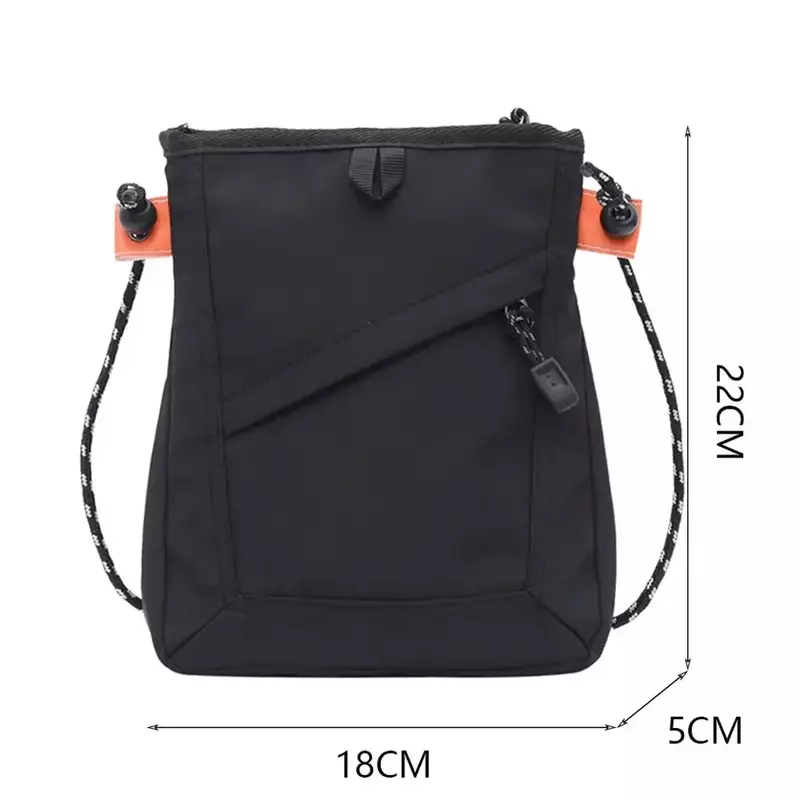 HBW2-Unisex Sports Crossbody Bag, Pequena Bolsa de Ombro Quadrada, Bolsa de Viagem Impermeável para Homens e Mulheres, Unisex, Nova Moda