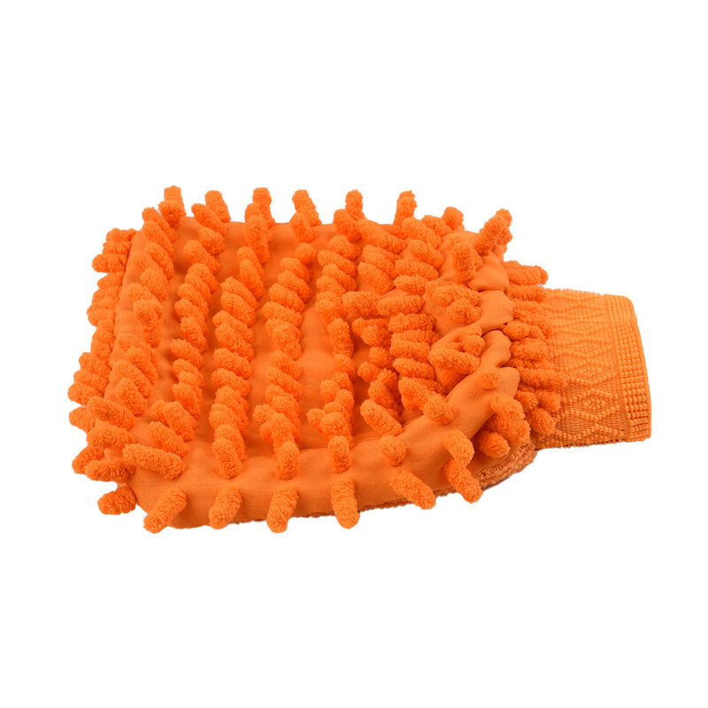 Microfiber Thick Coral Fleece Car Cleaning Tool Cleaning Glove Double-sided Wipes ATVs Accessories Car Coat Light Weight